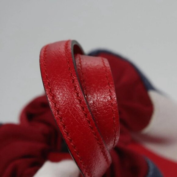 GUCCI Backpack Canvas Red Navy 473872 Auth - Picture 8 of 16